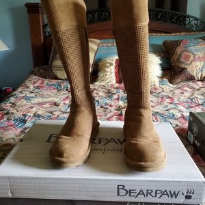 Bearpaw knee high leather boots